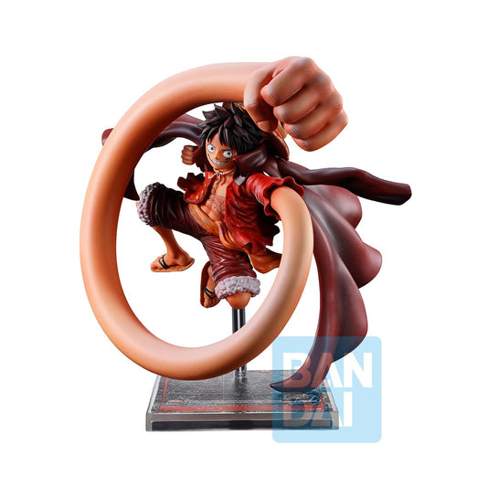 One Piece Card Game Ichibansho PVC Statue Monkey D. Luffy Signature Oda