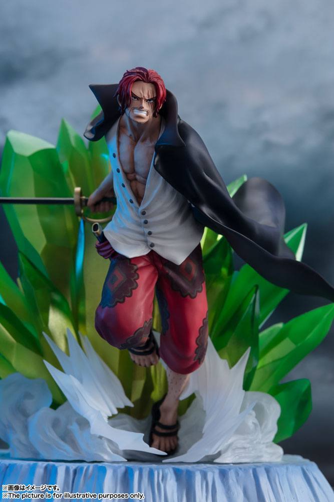 One Piece Film: Red FiguartsZERO -  PVC Statue (Extra Battle) - Shanks & Uta 24 cm