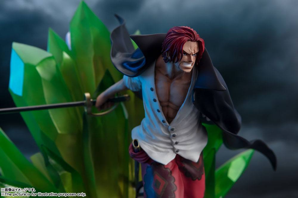 One Piece Film: Red FiguartsZERO -  PVC Statue (Extra Battle) - Shanks & Uta 24 cm