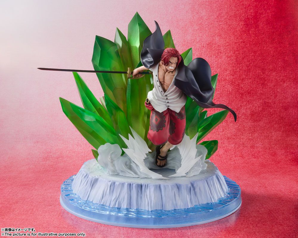 One Piece Film: Red FiguartsZERO -  PVC Statue (Extra Battle) - Shanks & Uta 24 cm