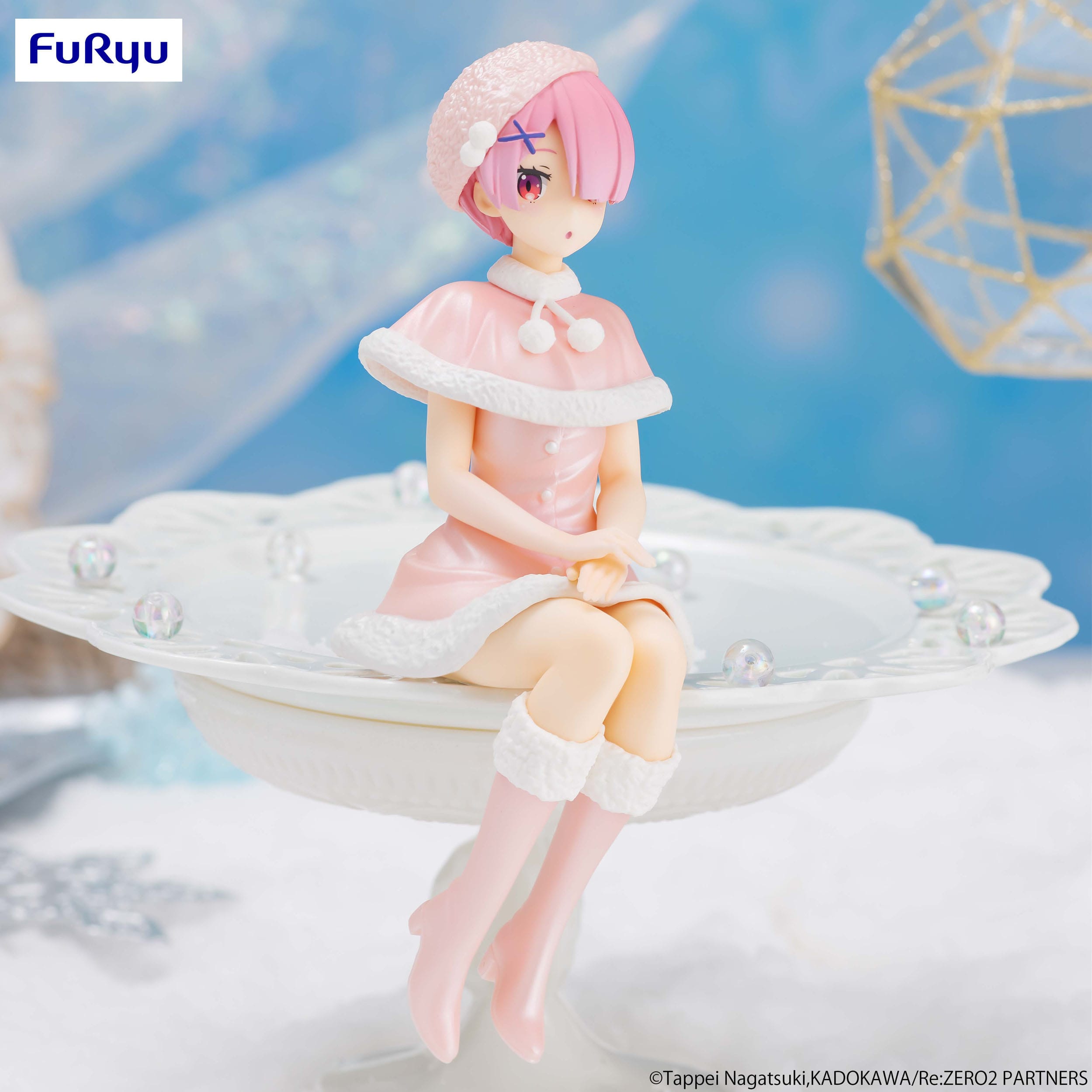 Re:ZERO - Noodle Stopper Figure - Ram (Snow Princess)