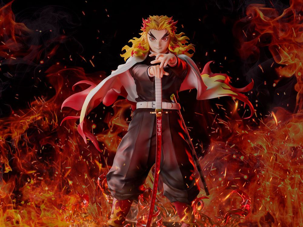 Demon Slayer: Kimetsu no Yaiba The Movie Statue 1/8 Mugen Train Kyojuro Rengoku 20 cm