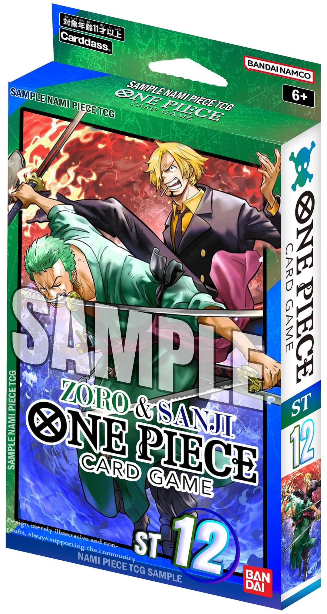 One Piece Card Game -Zoro and Sanji- ST12 Starter Deck Englisch