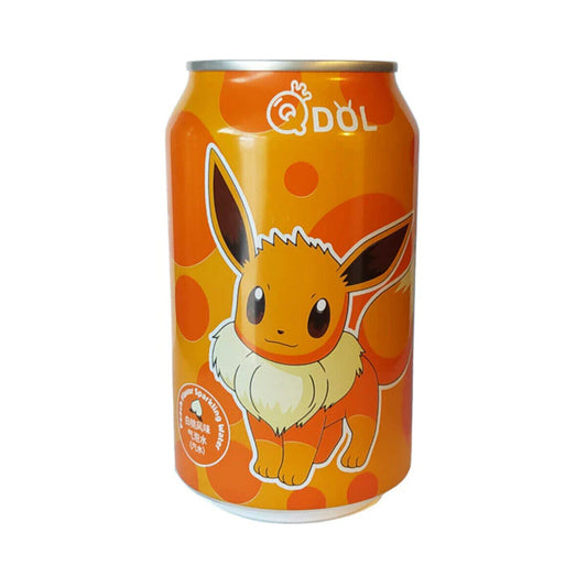 Pokemon Sparkling White Peach Flavour Evoli Soda