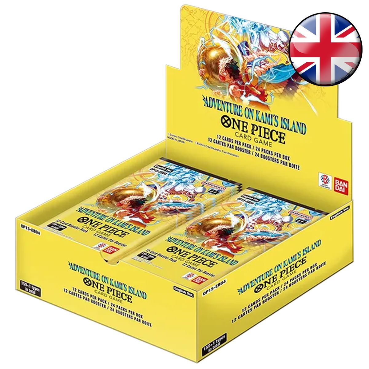 One Piece Card Game - Op15 - Display Englisch - Adventure on kamis island