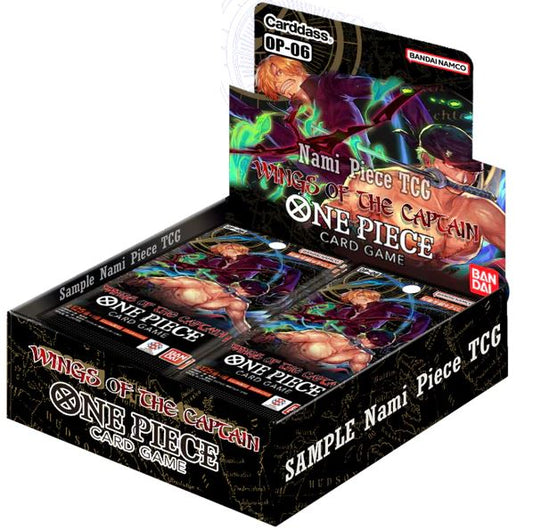 One Piece Card Game OP06 Booster Display - Wings of the Captain (24 Packs) Englisch