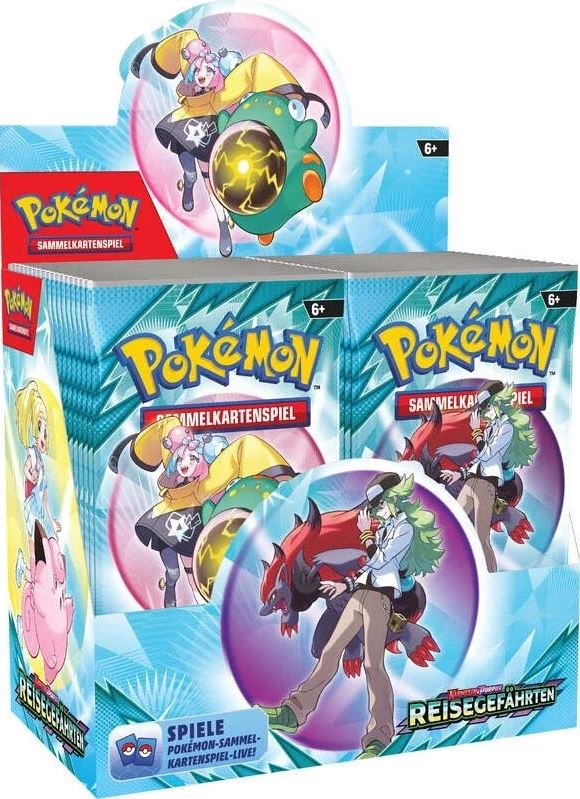 Pokemon Karmesin & Purpur KP 09 - Reisegefährten - Display 36 Booster - Deutsch - Second Wave - Vorbestellung/Prorder - Release: Ende April 2025