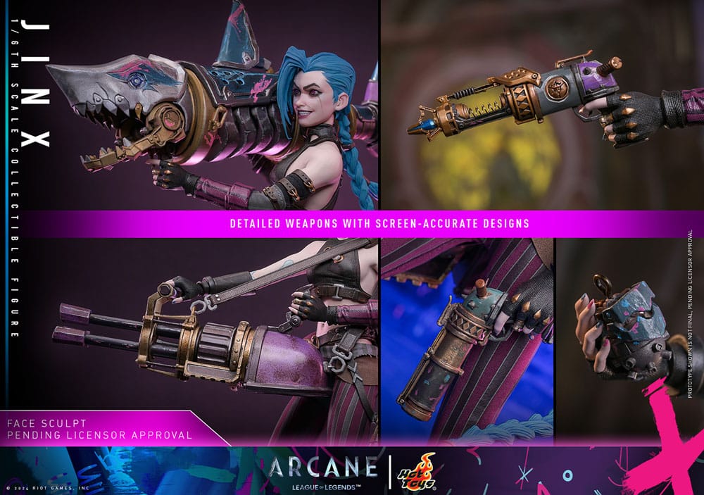 Hot Toys - Arcane Actionfigur 1/6 - Jinx 27 cm