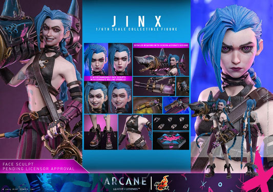 Hot Toys - Arcane Actionfigur 1/6 - Jinx 27 cm